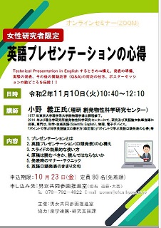 英語プレゼンテーションチラシ