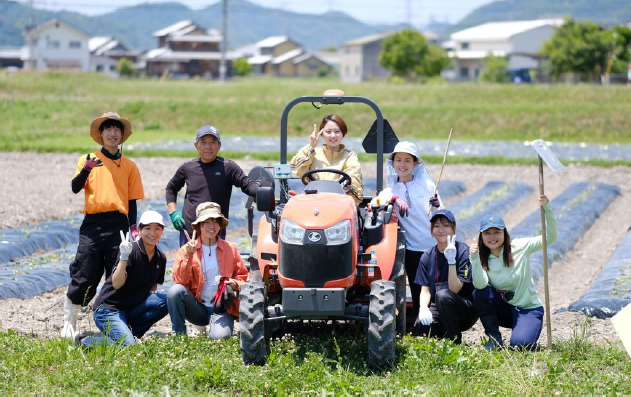 農作業を通した交流（ため池アクション）