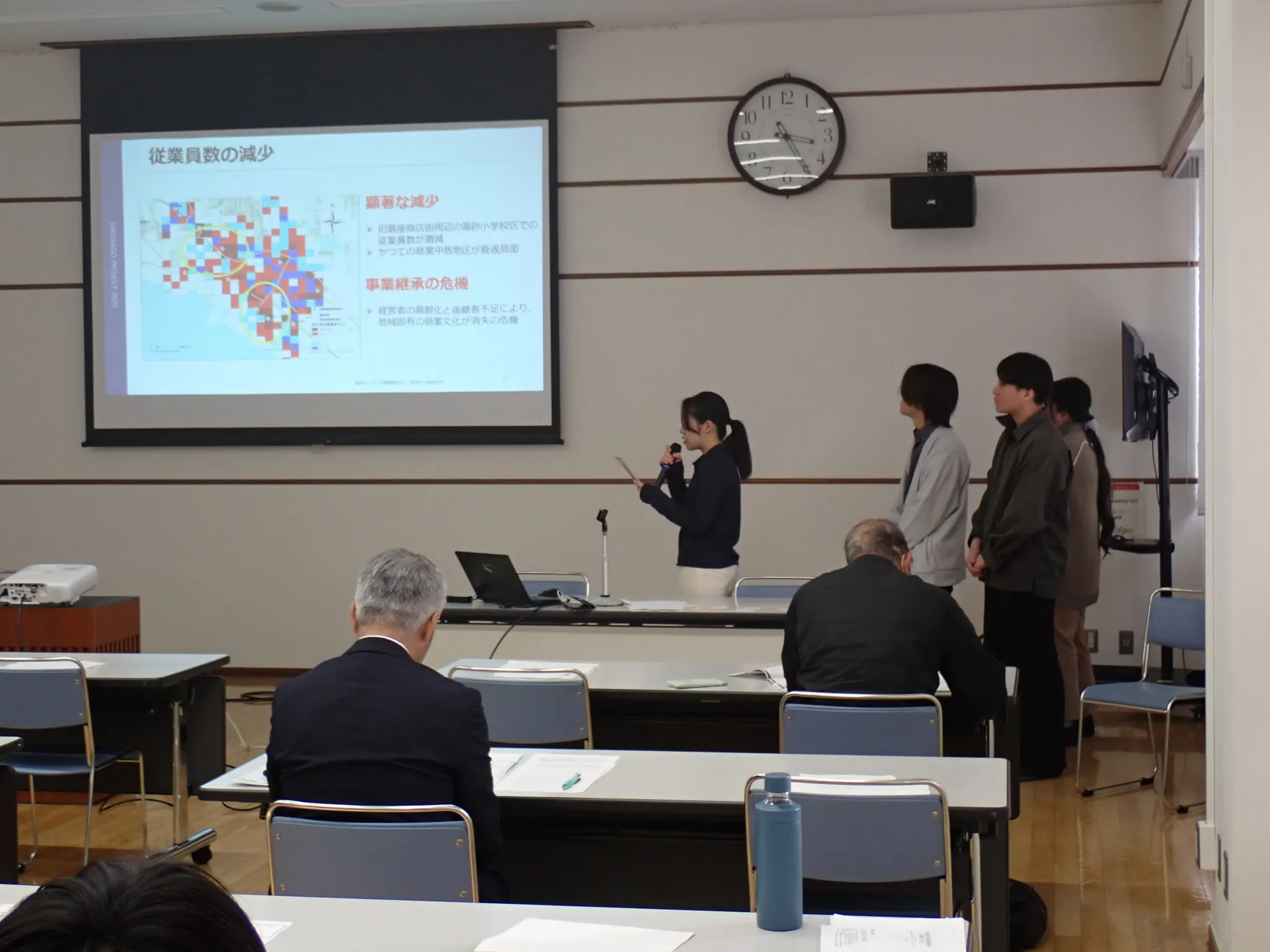高砂市商業実態調査の結果について高砂市役所にて報告