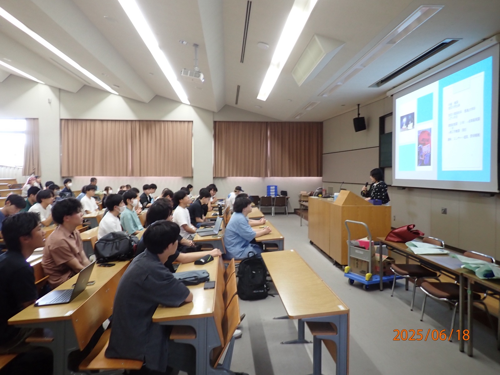 高砂市との包括連携協定に基づく基礎ゼミナールの様子2