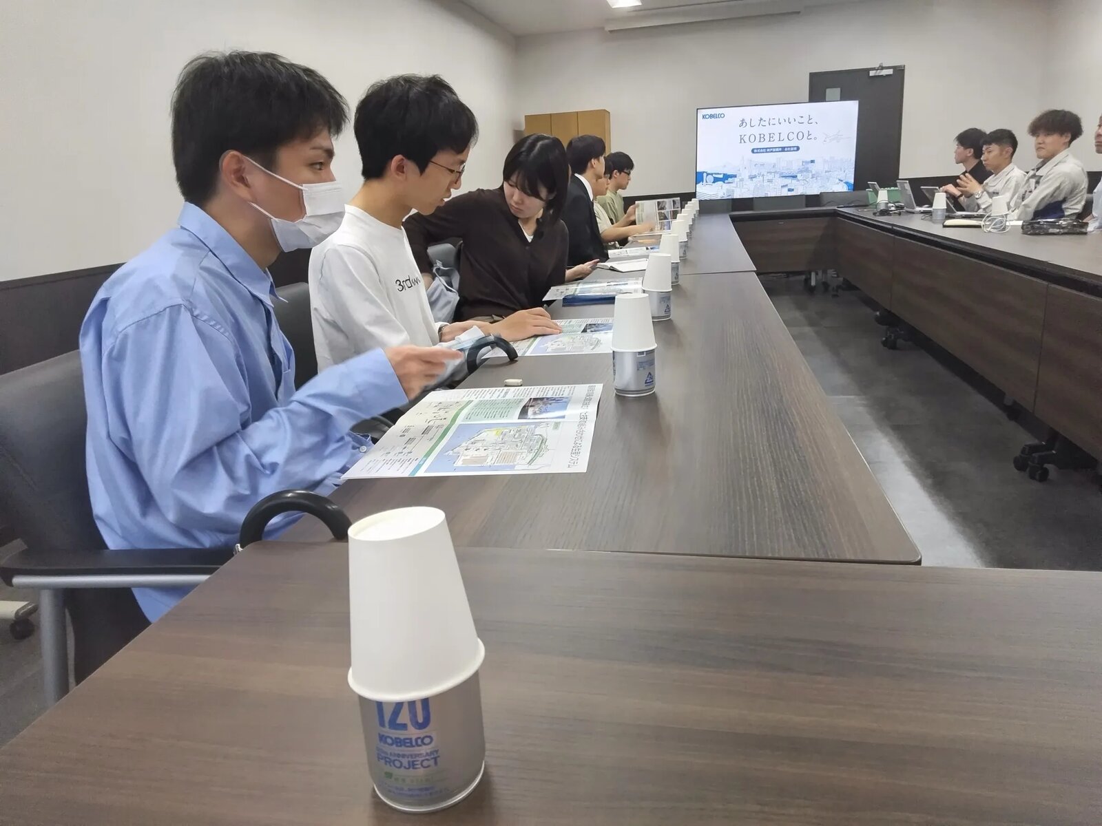 神戸製鋼所 加古川製鉄所での工場見学の様子2
