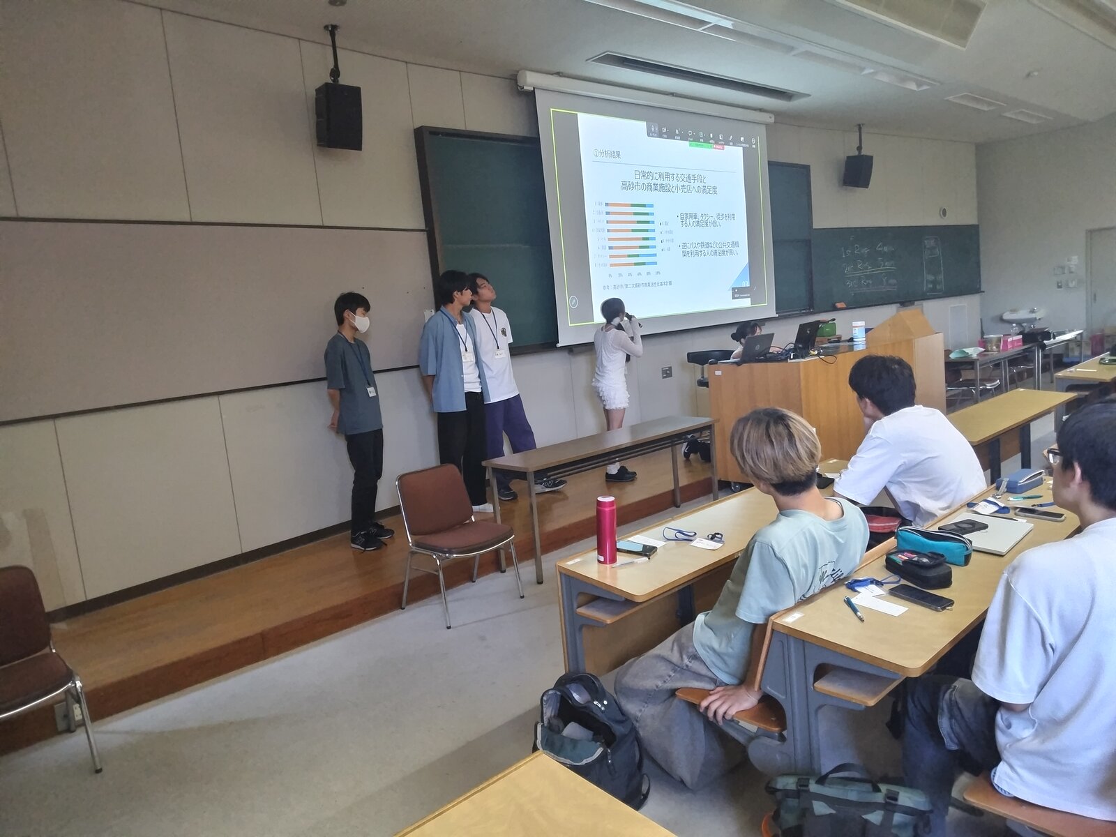 基礎ゼミナール最終発表会の会場写真1
