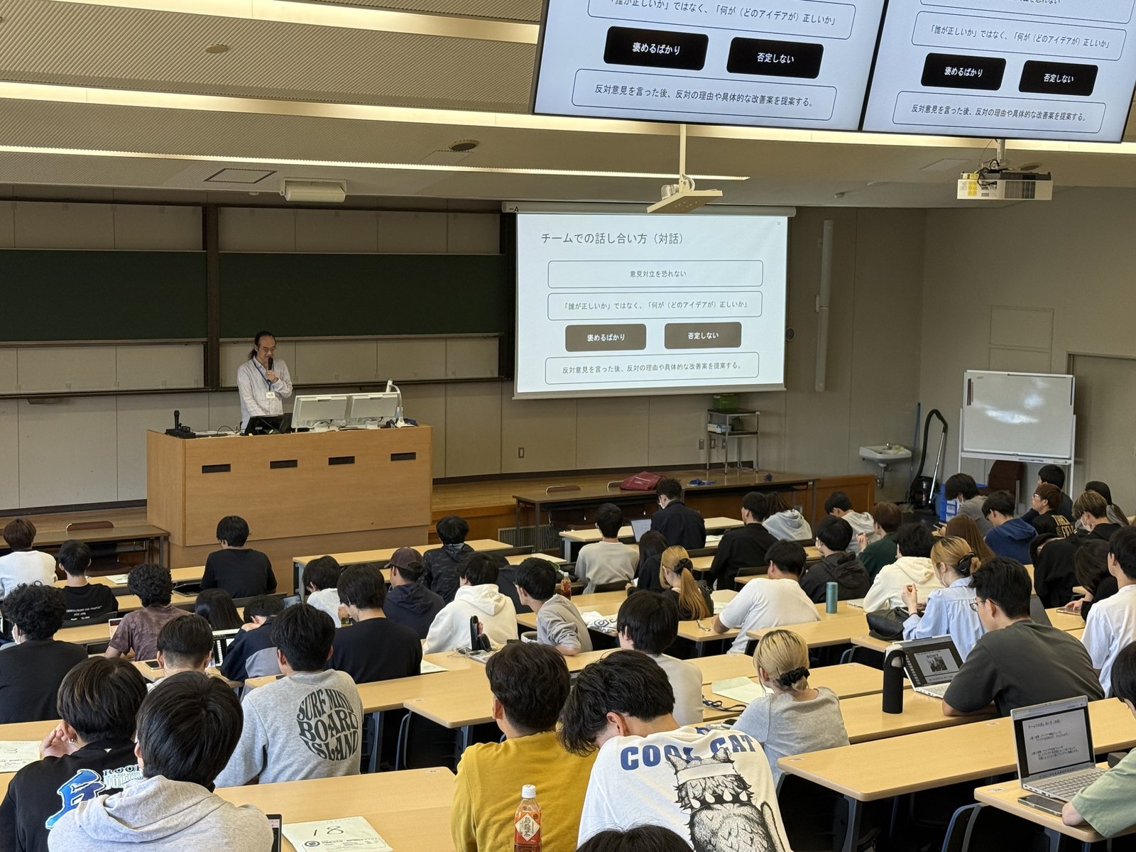 チームでの話し合い方を学ぶ